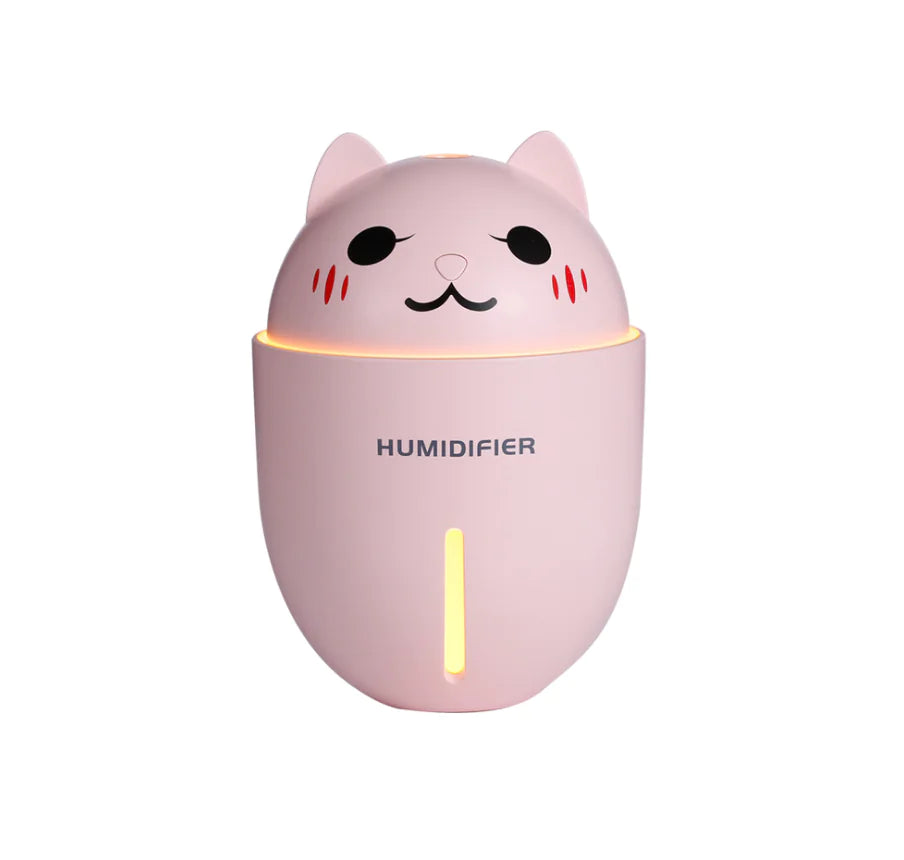 Cat Humidifier with Fan and Night Light