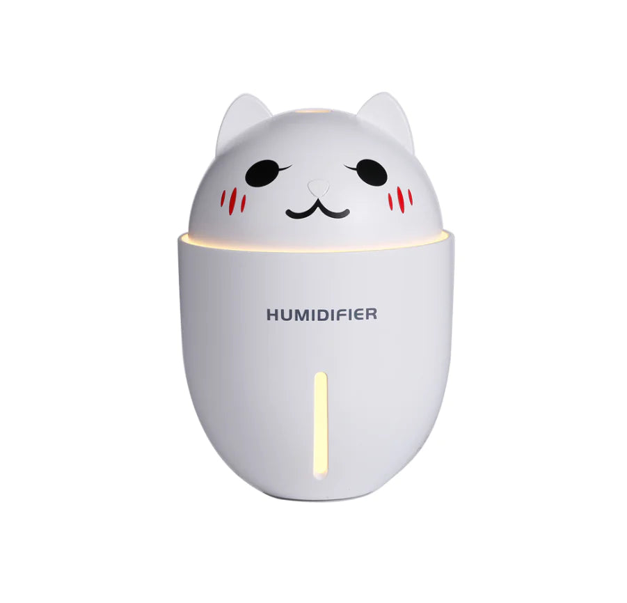 Cat Humidifier with Fan and Night Light