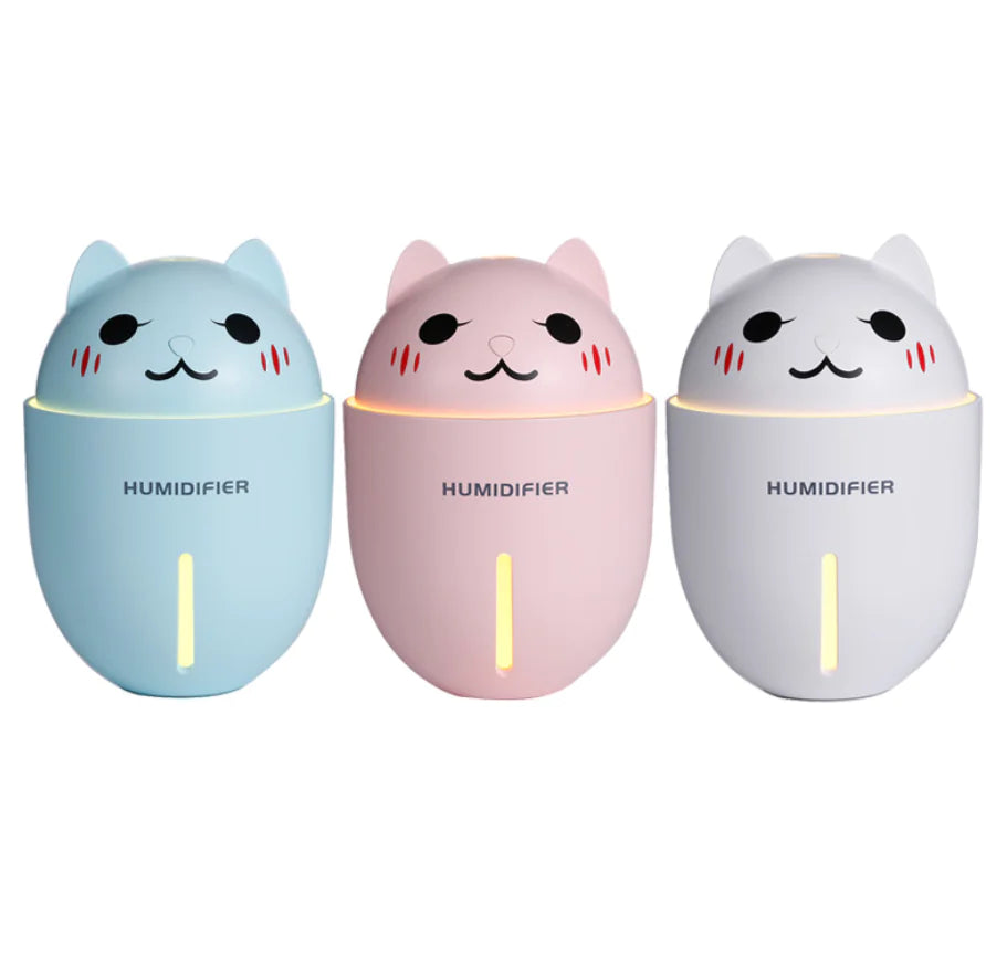 Cat Humidifier with Fan and Night Light